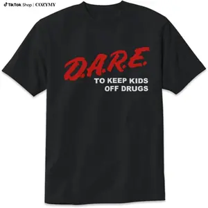 Vintage 90s DARE Retro T-Shirt Unisex Short Sleeve Tee With Classic Design