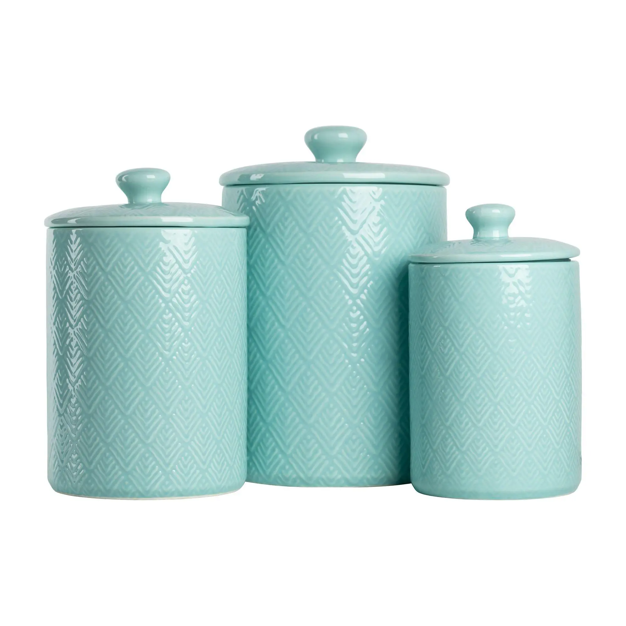 10 Strawberry Street 3-Piece Ceramic Marquis Canister Set 10 Strawberry Street 3-Piece Ceramic Marquis Canister Set