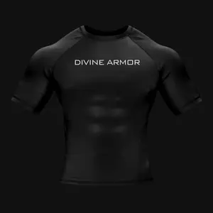 Sacred Strength Compression Tee | Moisture Wicking, Odor Control, 4- Way Stretch | Performance Shirt for Training & Casual Wear