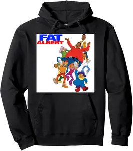 Fat Albert and The Cosby Men Unique 3D Cartoon print Pullover Hoodie