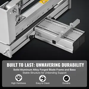 VEVOR Floor Cutter 13 inch, Cuts Vinyl Plank, Laminate, Engineered Hardwood, Siding, 0.47in Cutting Depth Effortless And Easy Cutting, Vinyl Plank Cutter for LVP, WPC, SPC, LVT, VCT, PVC, and More