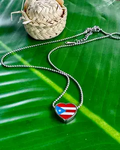 I love PR ❤️ Ball Necklace