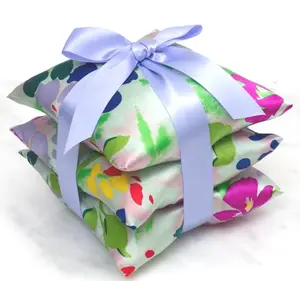 IMPRESSIONS ElizabethW Silk Sachet Ribbon Tied Set of 3