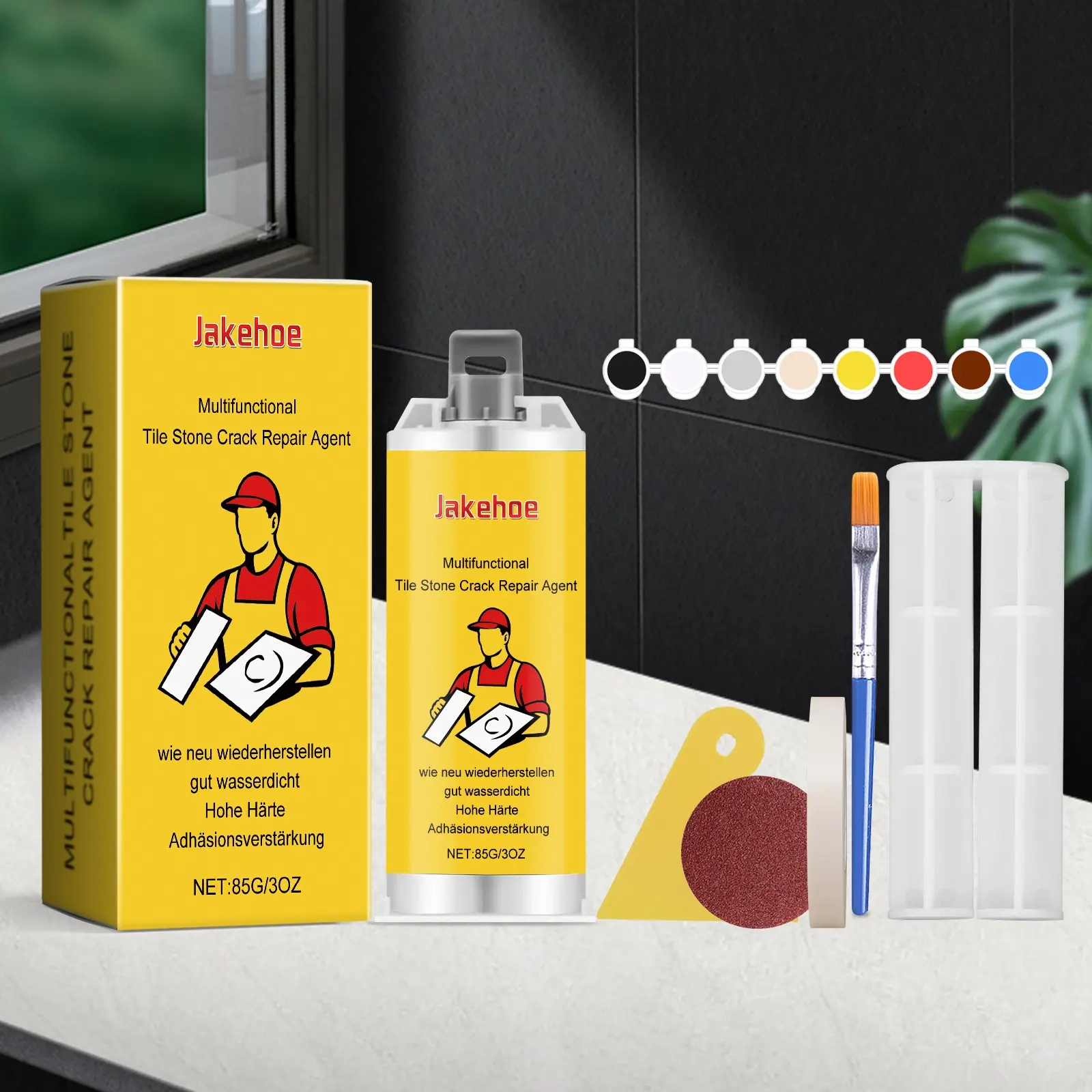 Tile Crack Repair Glue, Ceramic Tile Patching, Marble Hole Filler, Broken Ceramic Fix, Cracked Seam Repair, Home Maintenance Tool