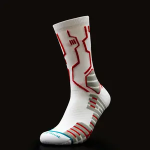 Sport's House practical thickened AJ elite socks with towel bottom, sweat-absorbing, non-slip, and supportive basketball socks wholesale Moisture Wicking Quick Dry Anti-odor & Sweat Absorbing