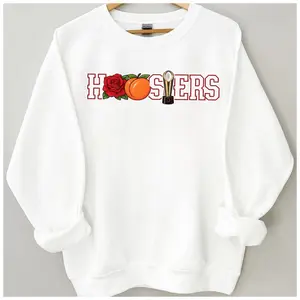 Indiana Hoosiers Game Day Sweatshirt, IU Football Peach Bowl Rose Bowl Apparel, Retro Collegiate Hoosiers Crewneck, Indiana University Alumni Gift, Vintage IU Sports Pullover, Unisex, Comfortable	
