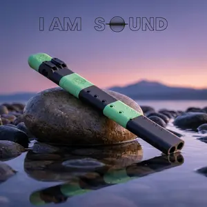 I AM SOUND F#4 Drone Flute 432 Hz Multi-Color