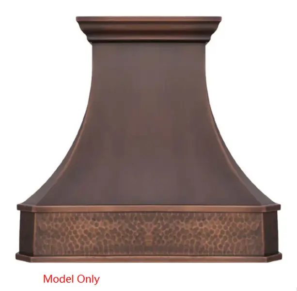Akicon Handcrafted custom range hood for Simon Degruchy