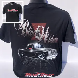 Mad Gear Hot Rod Apparel Custom Truck Shirt featuring a Black Chevy C10