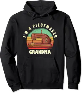 Sewing Quilting Vintage Piecemaker Grandma Sewing Machine Pullover Hoodie - Terrancecar Shop 87B09J28SH53