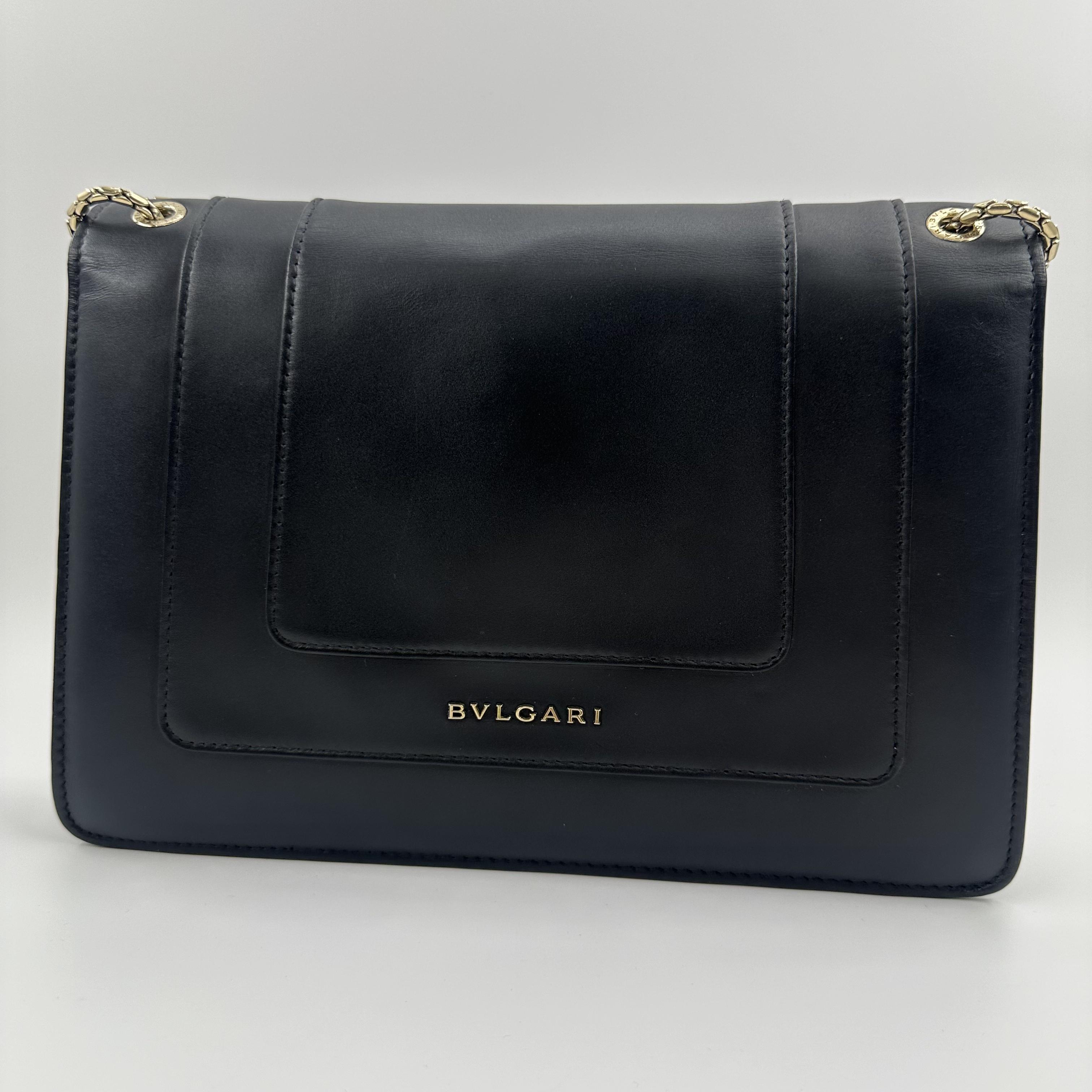 Pre-owned Bvlgari leather small messenger shoulder bag