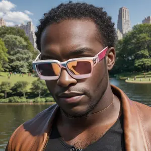 Vintage Cool Punk Square Sunglasses Women For Men Luxury Brand Designer Sun Glass for Male Goggle Shades Popular Eyewear