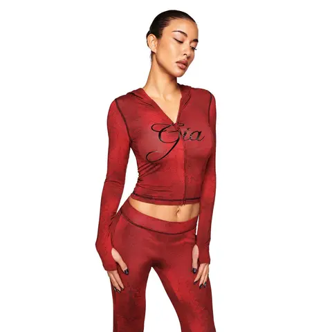 BLARE HOODIE - RED SERPENTINE