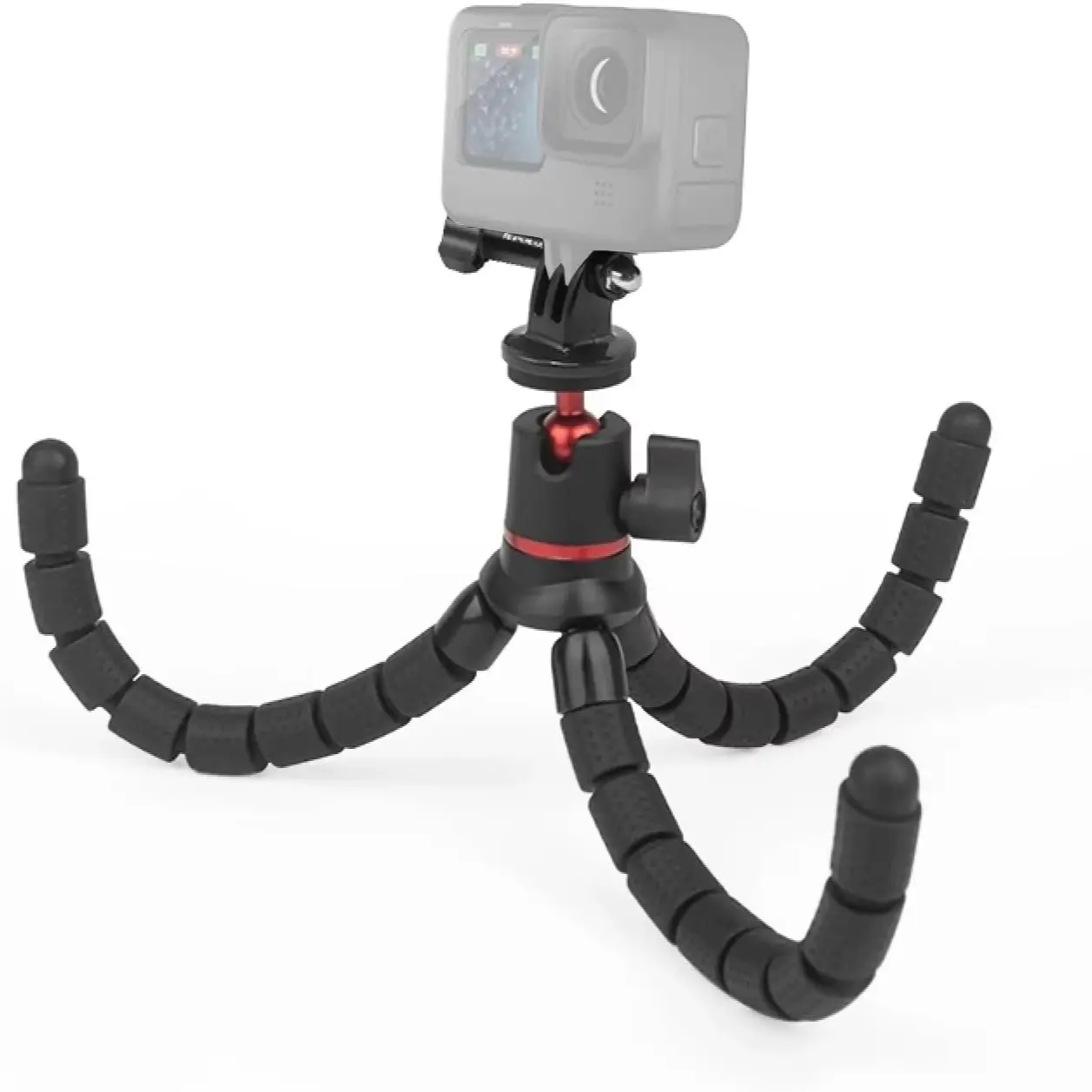 Flexible Mini Tripod Stand for iPhone, Multi-angle Portable Camera Tripod with Hidden Phone Holder Cold Shoe Mount For iPhone 13 12 Pro Max XS Max X 8, Travel Tripod, Phone Selfie Tripod, Smartphone Tripod Stand, Video Recording Accessories