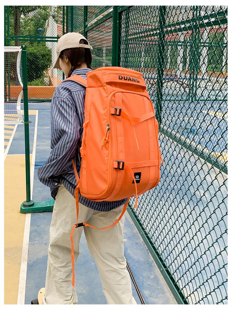 Gift Large Capacity Outdoor Backpack Black Yellow Travel Bag For Men Women Adjustable Strap Laptop Compartment Trolley Sleeve Water-Resistant Nylon Material Street Style for School Outdoor Travel Vacation and Going Out Hand Wash Only