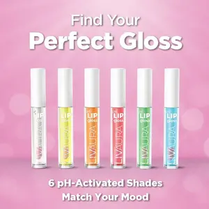 LIVAURA Tinted Lip Gloss for Women, pH Activated Hydrating, Moisturizing, Shiny Lipgloss, Non Sticky LipGloss, Glossy Lip Tint, Lip Shine, Smooth Lip Gloss Hydrating, Made in USA (Glass Glow) Lightweight Lipstick Makeup Clear Shimmer Hydrate