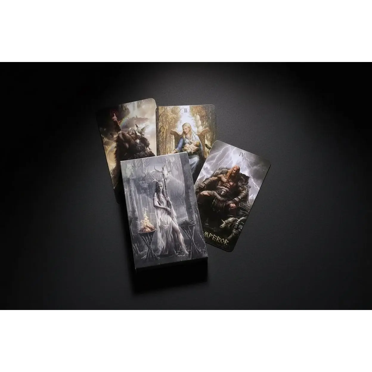 Tarot Cards - Elder Futhark Runes Hybrid Divination Deck for Ancestral and Omen Reading, Arcana, Wisdom