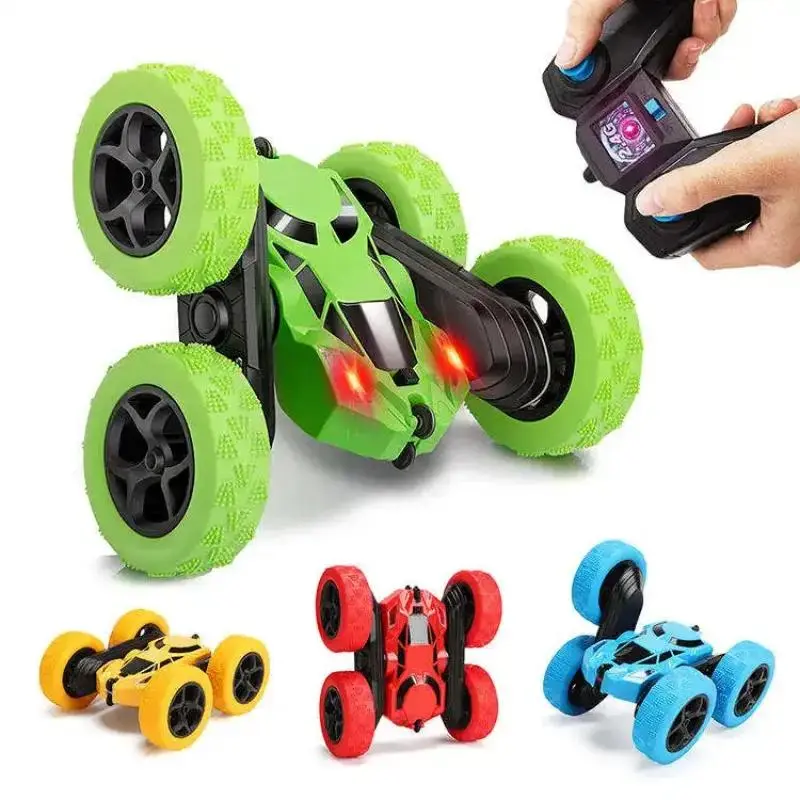 Remote Control Stunt Car, RC Controlled 360 Degree Rotating Stunt Car with Light, Off-road Remote Control Car Toy for Kids, Birthday Gift for Boys & Girls, RC Car, Rc Stunt Cars