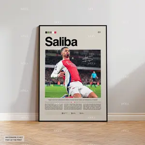 William Saliba - Arsenal poster