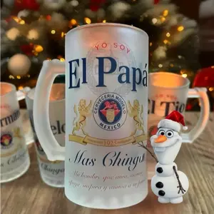 Men’s 16oz Frosted Ceramic Beer Mugs, Stylish Kitchenware Drinkware with Washable Material, Reusable Tumbler for Coffee
