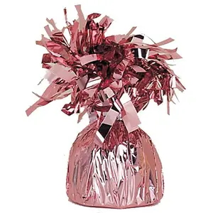 Pink Foil Balloon Weight, 1 Count, Party Essential for Balloon Arrangements & Event Decor