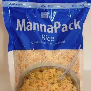 MannaPack Rice Fortified Rice and Soy Blend - High Quality Food for All Meals