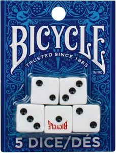 Bicycle 5 count dice party game
