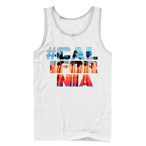Men's Lost Gods Hashtag California Sunset Tank Top