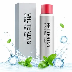 Alcohol-Free Mouthwash for Fresh Breath, Daily Oral Care Mouth Rinse with Mint Flavor, Gentle Formula Helps Brighten Teeth Appearance, Refreshing Mouthwash for Home, Office & Travel