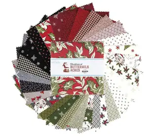 Christmas at Buttermilk Acres Fabric 5" Stackers from Riley Blake Designs