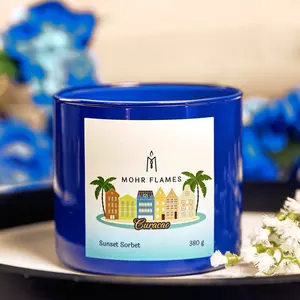 Sunset Sorbet Candle Decor Decoration