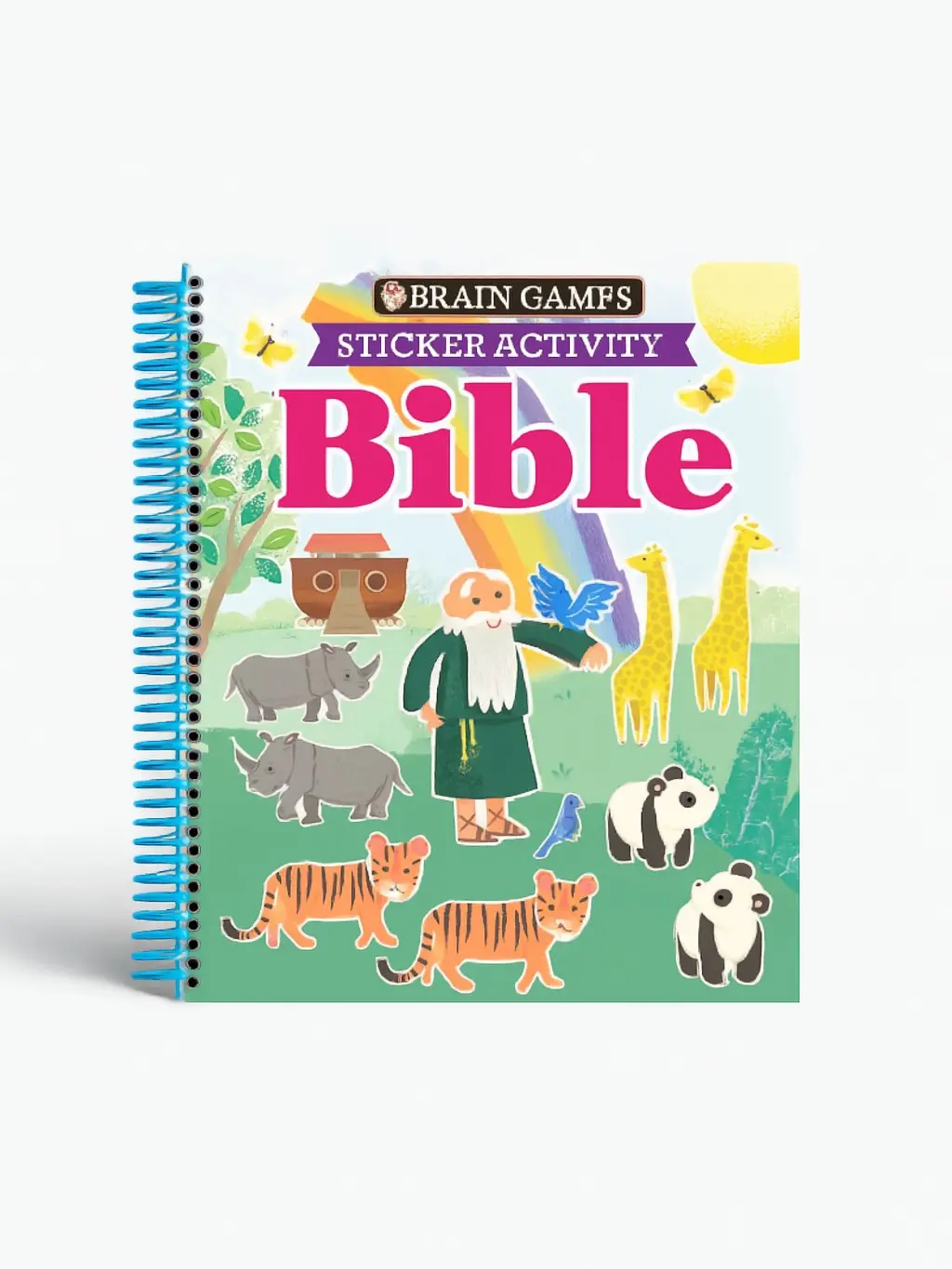 Brain Games - Sticker Activity: Bible (For Kids Ages 3-6)