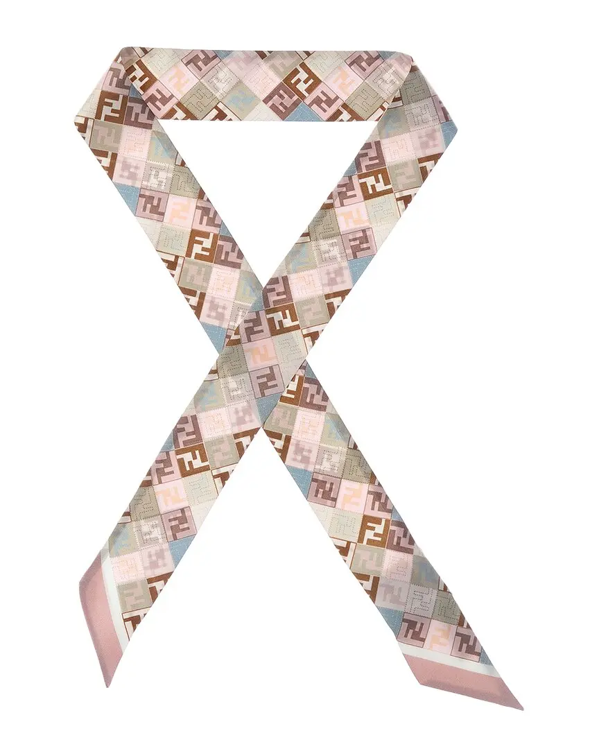 FENDI Wrappy Silk Scarf