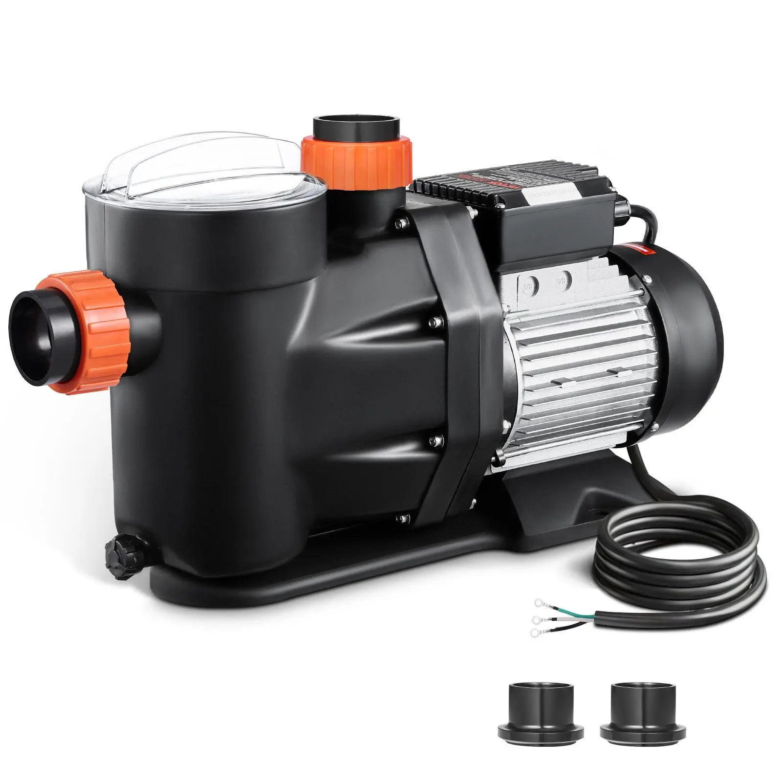 VEVOR Above Ground Pool Pump,  , 3 HP, 149 GPM Max Flow Single Speed Swimming Pool Pump, 220V 3450 RPM 42 ft Max Head Lift with PP Shell Strainer Basket, 122°F Max Water Temperature, for Hot Tubs Spas#SohoChic