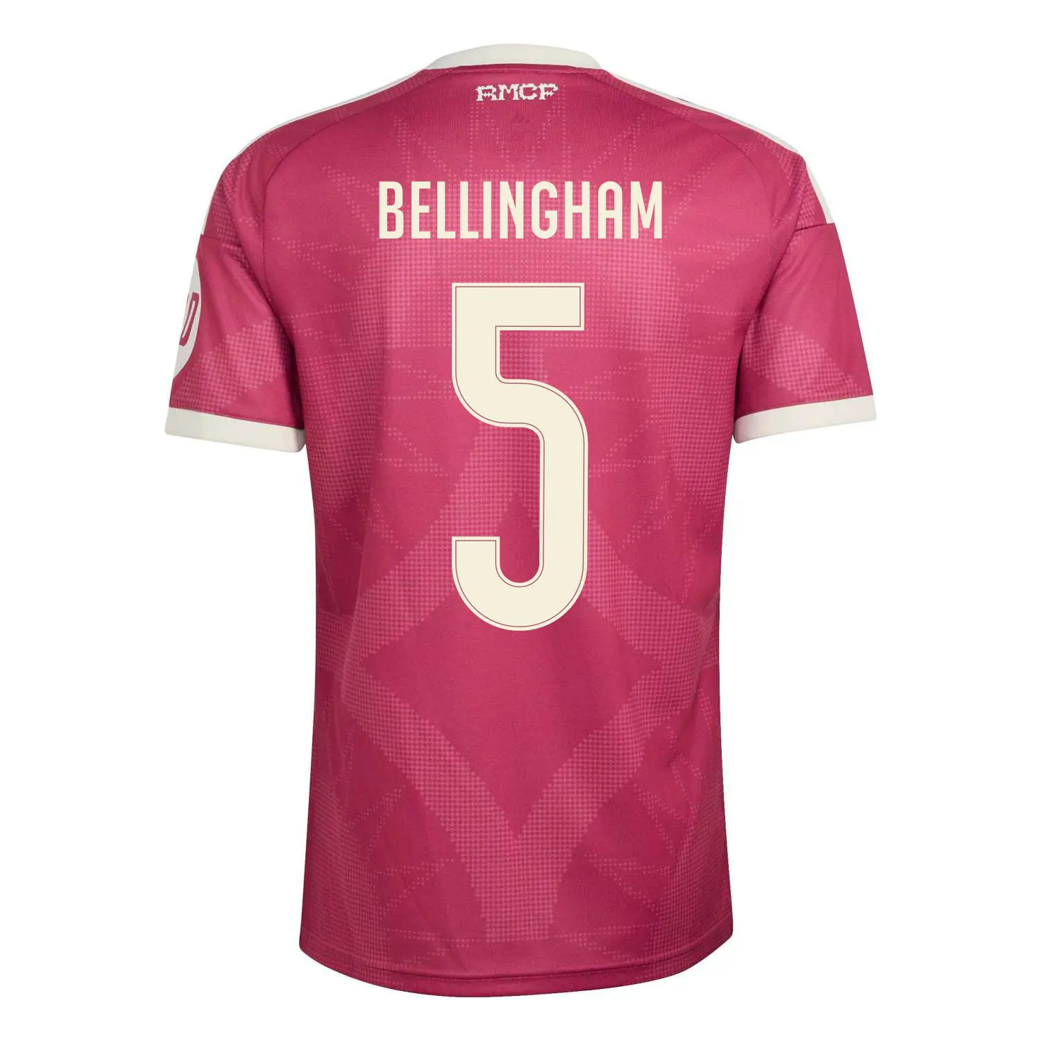 Bellingham 5 - Madrid Pink Away Soccer Jersey – Lightweight Quick-Dry Football Jersey, Custom Player Name & Number