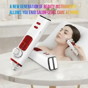 Professional Facial Skin Care Mesotherapy Gun Dual-head Negative Pressure Conduction Pulse Revitalizes Skin Collagen-instant Hydration Beauty Device