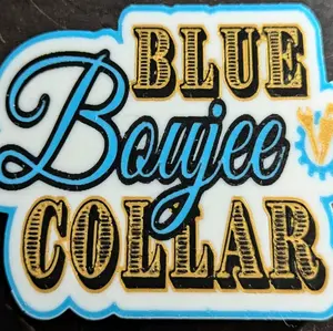 Blue Collar Boujee Keychain