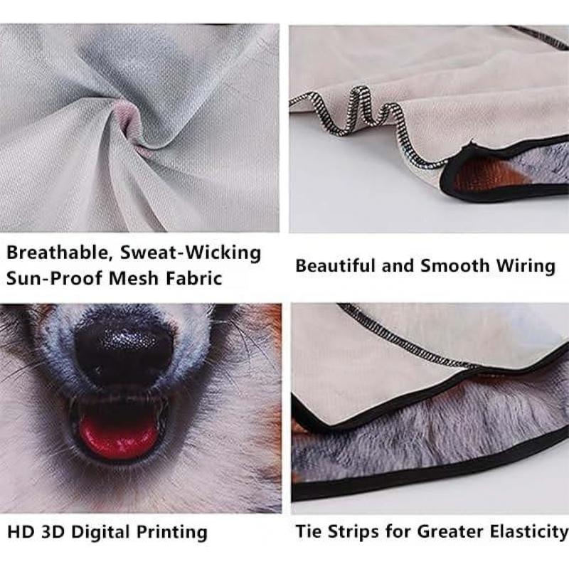 3D Cat Ski Balaclava Sheisty Face Mask with Ears for Music Festivals Raves Ski Halloween Party Outdoor Activities