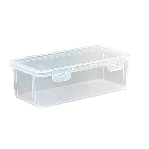 4pcs Large Clear Storage Boxes with Lids - Heavy-Duty, Durable Plastic Organizer Bins - Stackable Containers for Office - Arts & Crafts - Lightweight, Portable - Snap-On Lid Design - Home Workspace Organization Storage - Supplies Organizer