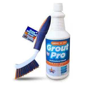 Bring It On Grout Pro Professional Tile and Grout Cleaner 32 Ounce Cleaning Household