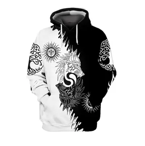 Wolf Norse Viking Hoodie All Over Print, Green Beer t-shirt sweatshirt hoodie