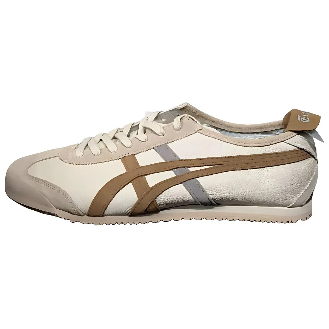 Onitsuka Tiger Mexico 66 Cushioning Low Top Casual Shoes Unisex Beige Brown Versatile Comfort 1183c076-253