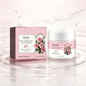 Rose Deep Hydration Face Cream – 50g Moisturizer with Rose Extract for Soft, Hydrated Skin Daily