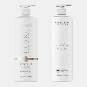 Pearl Smoothing Treatment - Not Formaldehyde - Amazon Keratin - Non-Toxic Treatment for Hair Strength and Quality