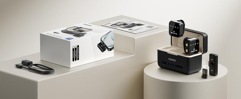 KUKIHO Wireless Lavalier Microphone for iPhone iPad Android With Charging Case Audio Smartphone Audio Smartphone KUKIHO Wireless Lavalier Microphone for iPhone iPad Android With Charging Case Audio Smartphone Audio Smartphone