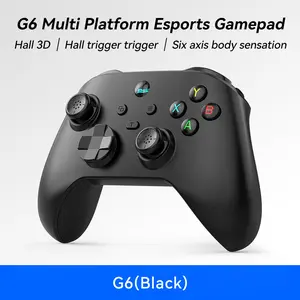 G6 wireless Bluetooth mobile game controller with Hall trigger and Hall joystick supporting switch/pc Pro Controller with Turbo