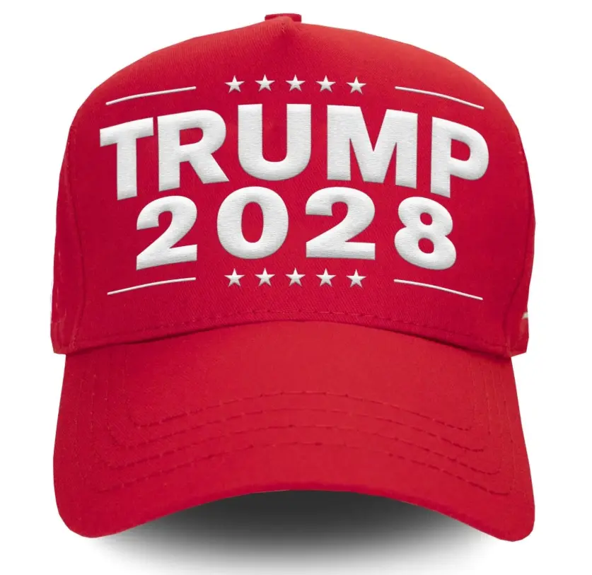 Trump 2028 Hat, Classic Dad Hat ,MAGA Classic Dad Hat, Support Trump, President Hat, Embroidered Red MAGA Cap