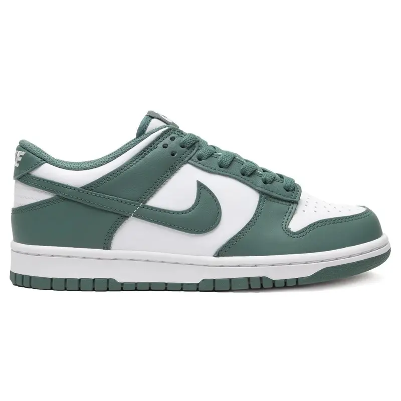 Nike Dunk Low barb white green Custom Nike Dunk with Green and White Rope Laces | TikTok main image 2