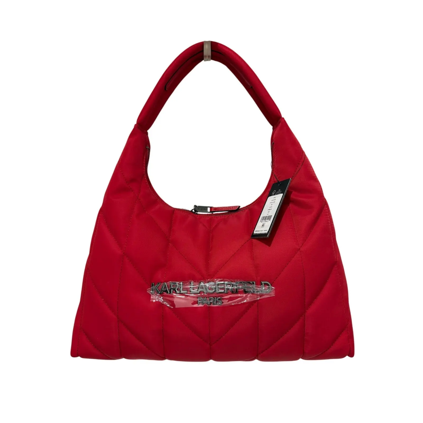 Karl Lagerfeld Voyage Medium Nylon Women's Tote Bag with Top Handle