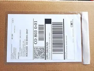 Premium 6x10 Inch Packing List Envelope Tailored for Letter Size Paper Folded in Half Adhesive Shipping Label Pouch 100 Pack CO 803 0-01
